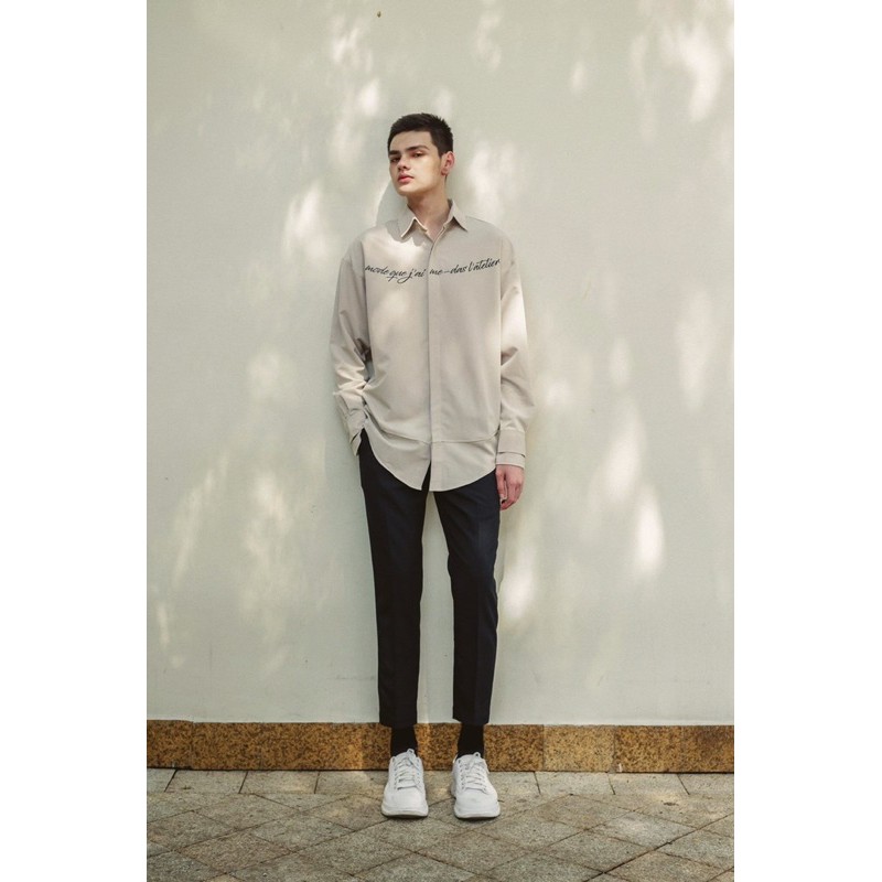 ÁO SƠMI NAM TRẮNG DAS - KEEP SHIRT WHITE/BEIGE | BigBuy360 - bigbuy360.vn