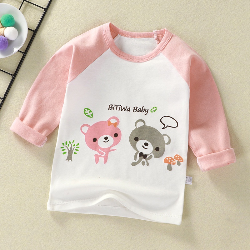 ÁO DÀI TAY RAGLAN BÉ TRAI BÉ GÁI MẪU BITIWA BABY