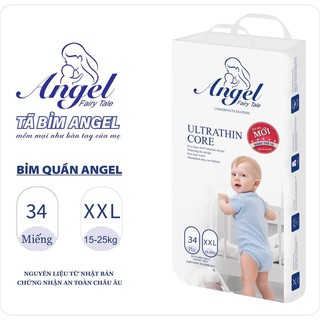 Bỉm ANGEL Dán/Quần Ultrathin đủ Size M40-L38-XL36-XXL34 HAPHUONG2903