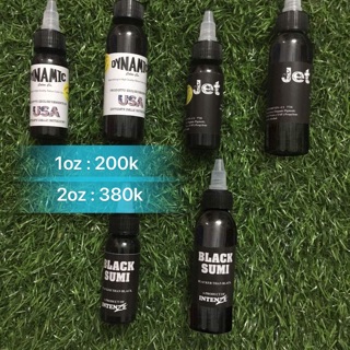 Mực xăm hình màu đen black sumi