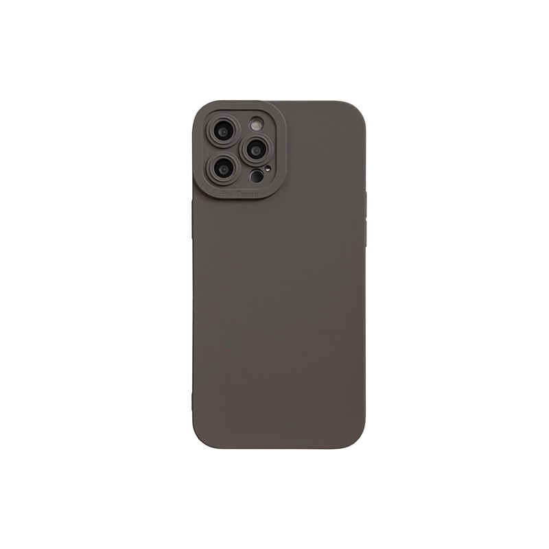 Ốp điện thoại TPU silicon mềm dày hai màu sắc thời trang thu đông cho I-Phone 13 12 11 Pro Max XR 8 7 Plus