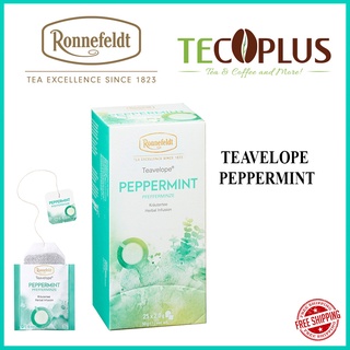 Trà Túi Lọc Trà Ronnefeldt tea - Teavelope Peppermint 1 hộp / 25 Sachets