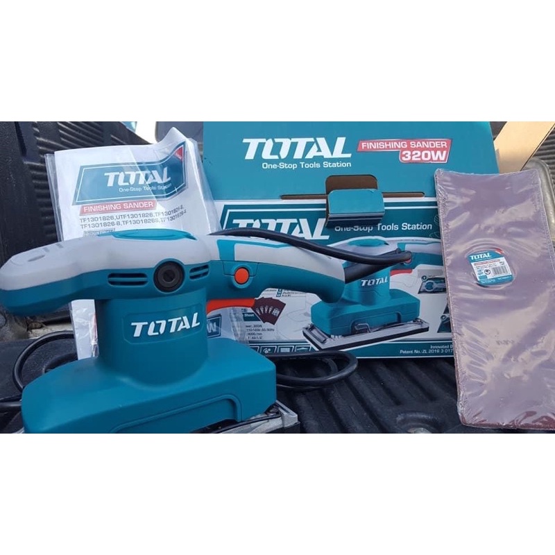 TOTAL Máy Chà Nhám Chữ Nhật 320W TF1301826 (Cam kết Chính Hãng 100%)