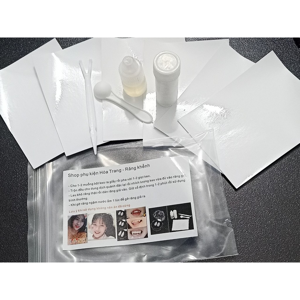 Keo dính răng nanh giả