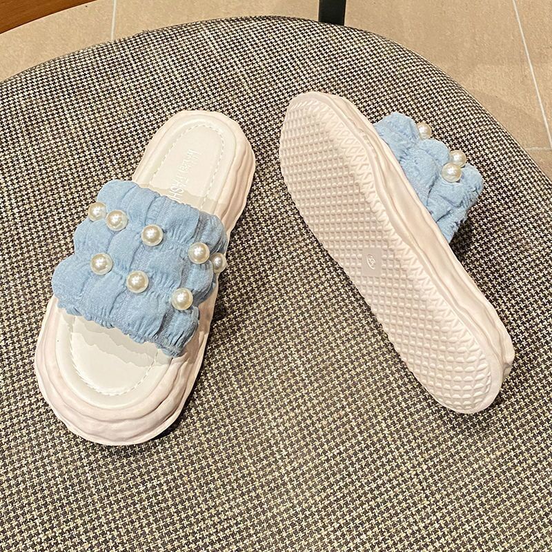 Dép Sandal Đi Ngoài Trời Đế Dày Phong Cách Thời Trang Mới