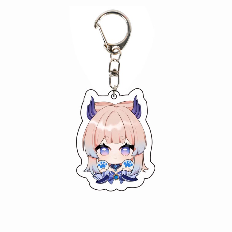 ( Mica trong acrylic ) Móc khóa GENSHIN IMPACT ver TAI THÚ GIƠ CHÂN quà tặng xinh xắn dễ thương chibi anime