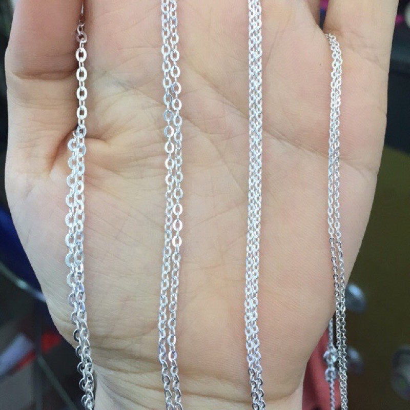 DÂY CHUYỀN CHỮ O CHUẨN BẠC TA NGUYÊN CHẤT- KÈM VIDEO THẬT