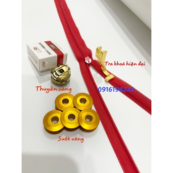 Combo 1 tra khoá, 1 thuyền nhật, 5 suốt vàng máy công nghiệp