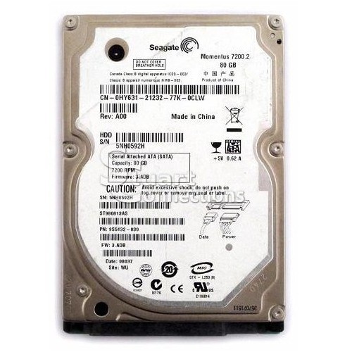 ổ cứng laptop hdd 80gb nguyên zin tháo máy