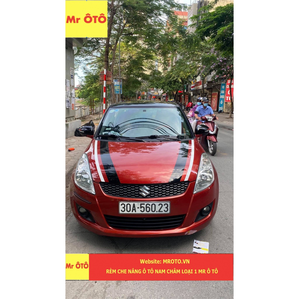 Rèm Che Nắng chống UV Xe Suzuki Swift 2013-2017 Hàng Loại 1 MR.ÔTÔ -Bảo Hành 2 Năm