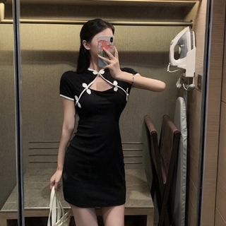 Đầm Sườn Xám Cách Tân Ôm Dáng Quyến Rũ Dành Cho Nữ