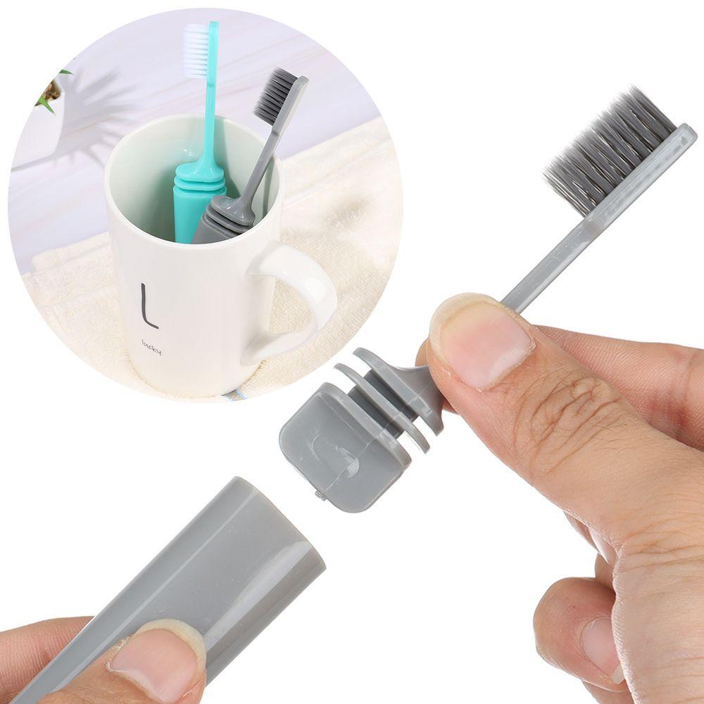 Bàn Chải Đánh Răng Lông Mềm Có Thể Gấp Gọn Dùng Đi Cắm Trại / Leo Núi