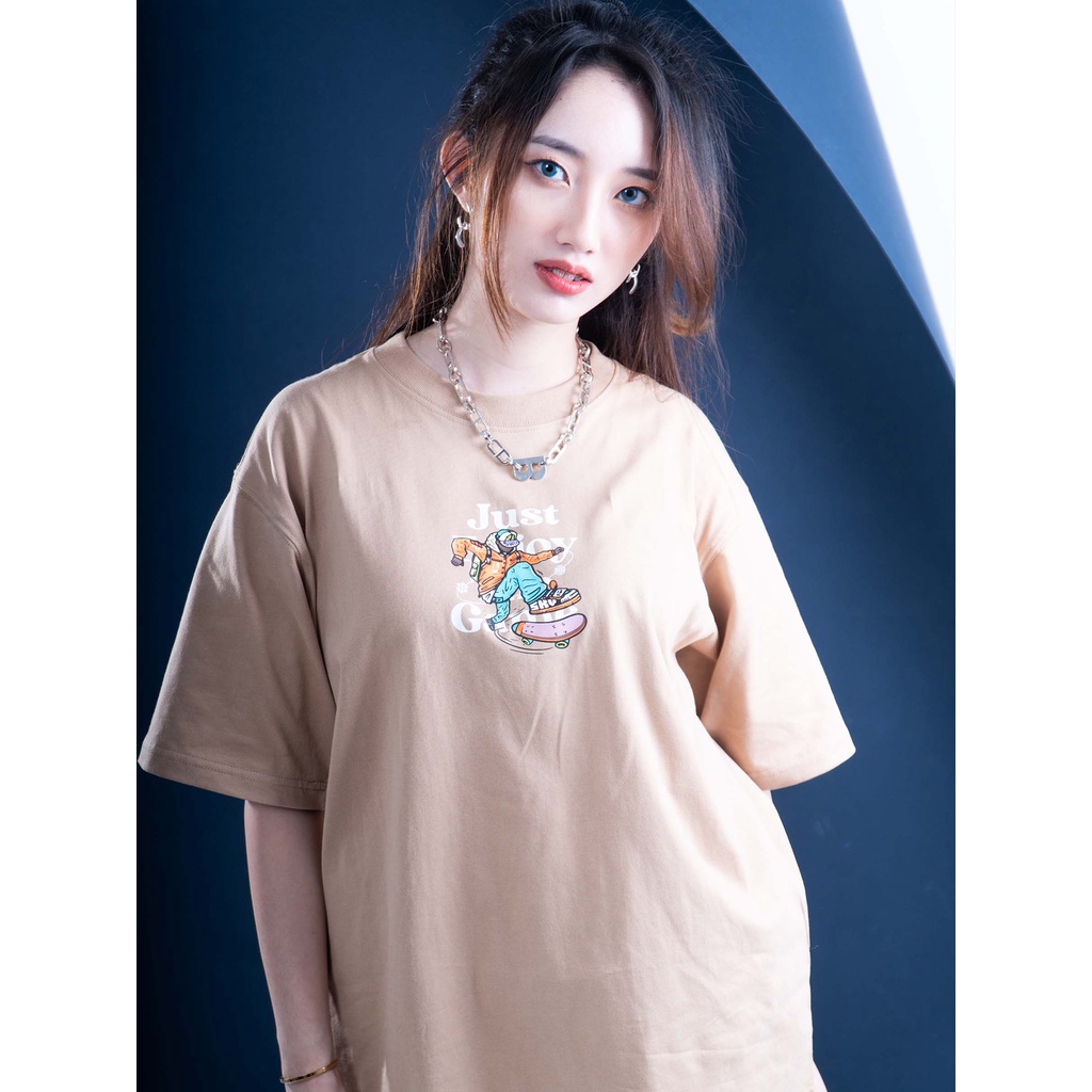 Áo Thun STEEZY in hình, nam nữ form rộng thời trang chính hãng