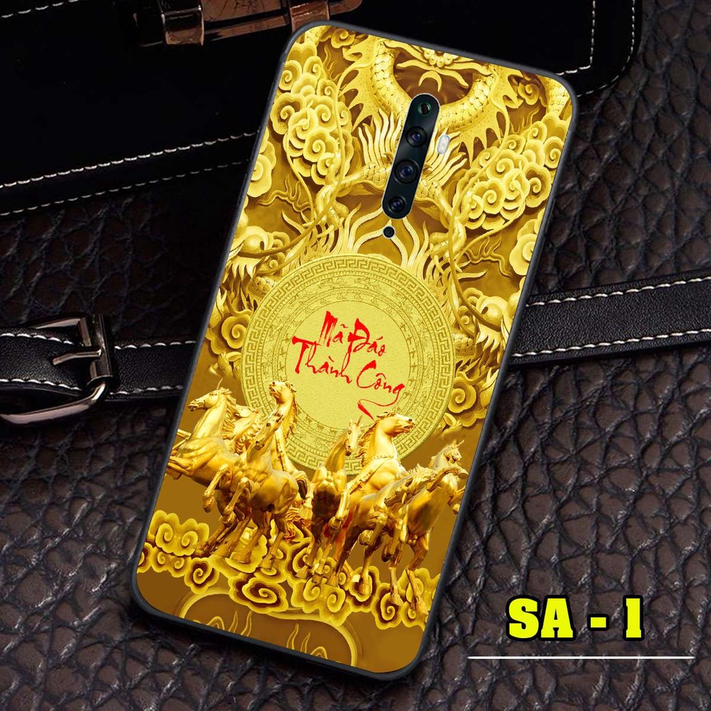 Ốp lưng 12 con giáp - Ốp in cho Oppo Reno 2 - Reno 2Z - Reno 2F trên mặt lưng kính sáng bóng