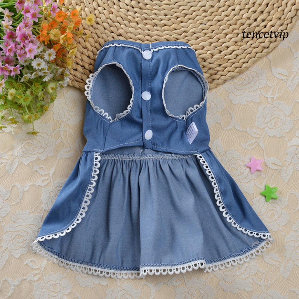 Đầm Công Chúa Thắt Nơ Thời Trang Mùa Hè Xinh Xắn Cho Cún Cưng