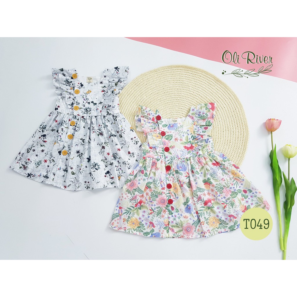 Váy hoa nhiệt đới OliRiver