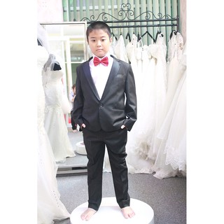 Bộ vest bé trai màu đen