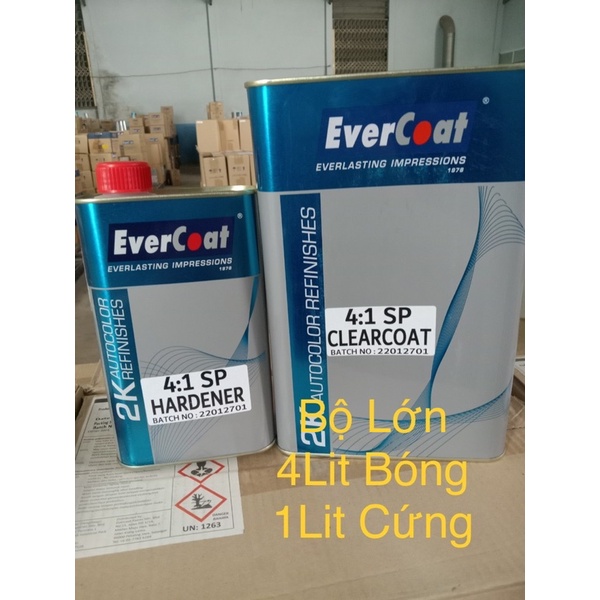 Dầu Bóng 2K Evercoat Cao Cấp xuất xứ Thái Lan  Bao gồm cứng
