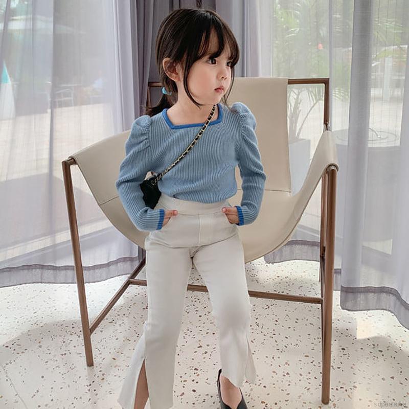Áo Thun Tay Phồng Thời Trang Mùa Thu Cho Bé Gái