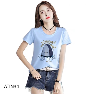 AO THUN IN HÌNH CÁ MẬP ATIN34