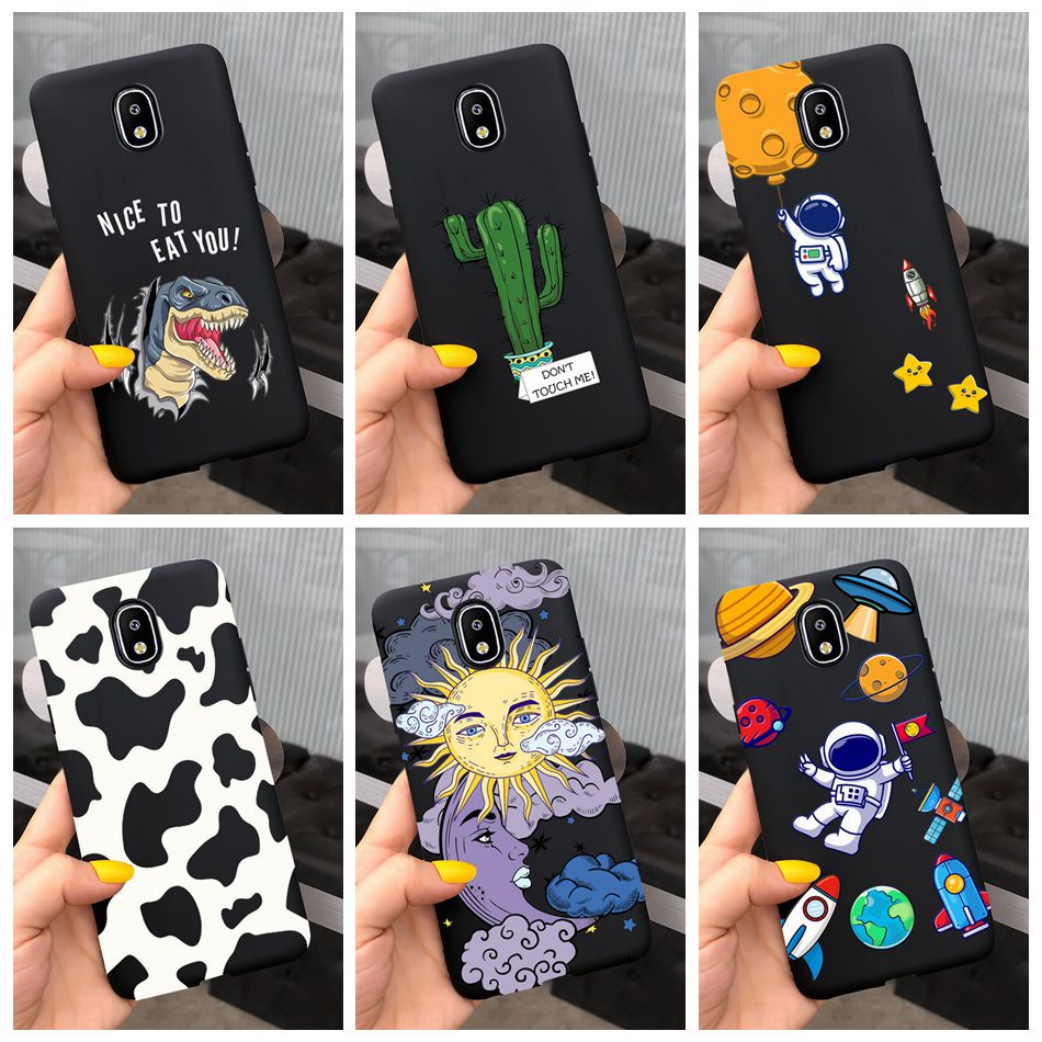 Ốp Điện Thoại Silicone TPU Mềm Họa Tiết Đáng Yêu Cho Samsung Galaxy J3 Pro J330G / J5 Pro J530G / J7 Pro 2017 J730G