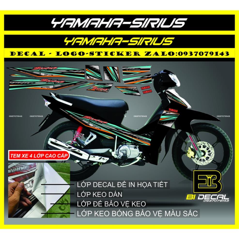 ( Quí khách vui lòng mang ra tiệm cho thợ dán ) Sirius 010