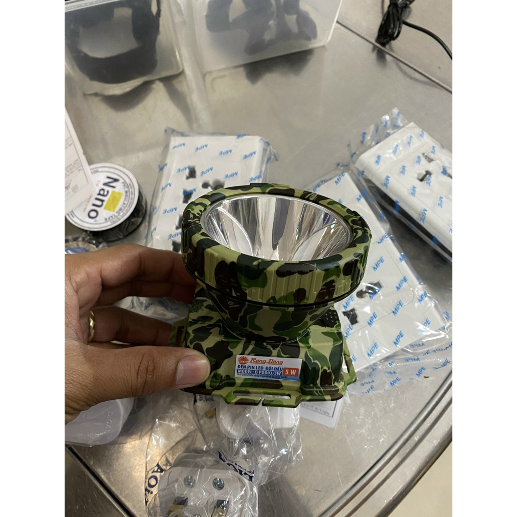 RẠNG ĐÔNG, BH 2 năm, Đèn Pin Led đội đầu siêu sáng 5W, 3W, 1W, hàng Việt Nam - Chất lượng cao