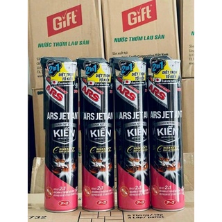 Bình xịt diệt kiến ars ant killer hương sakura_ vòi xịt 2 in 1, diệt trọn tổ kiến, ở cả khe tường 500ml