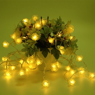 Rose Flower String Light LED Romantic Fairy Light Wedding Party String Lights