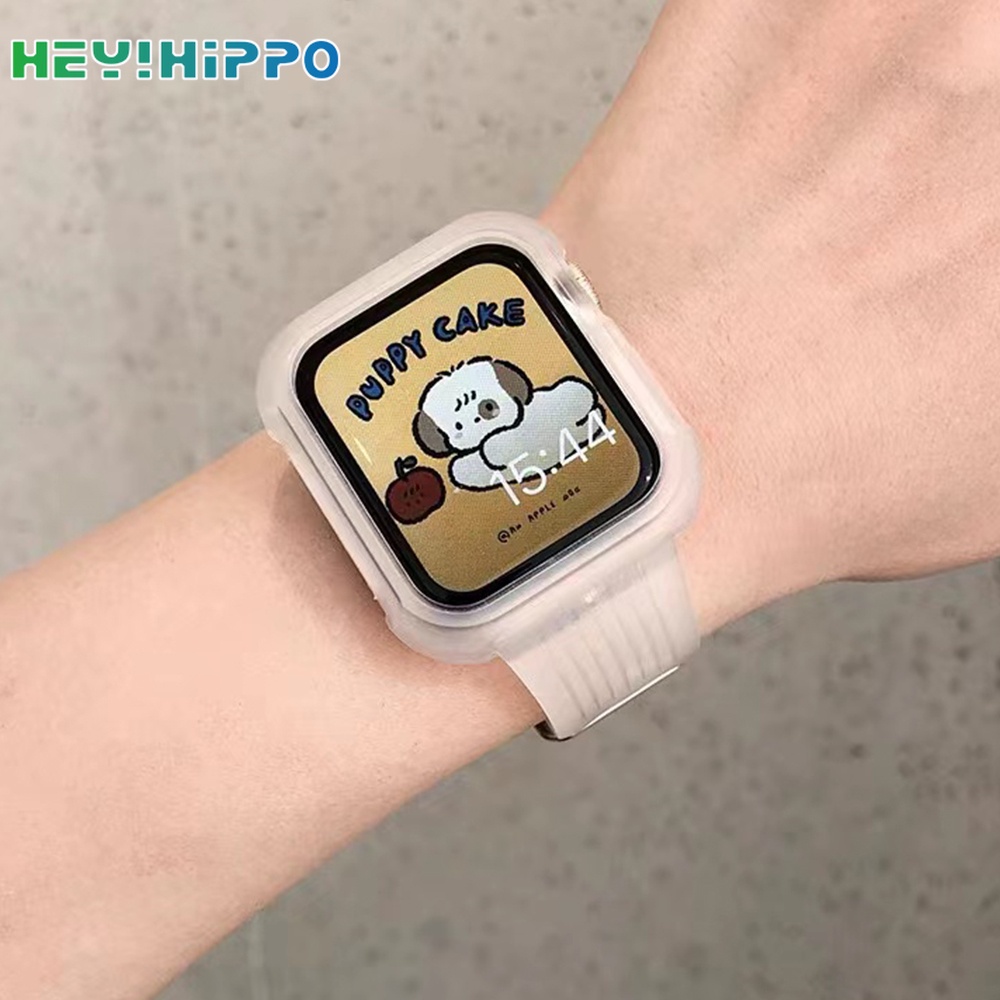 Dây Đeo Trong Suốt Cho Đồng Hồ Thông Minh iwatch 45 / 44 / 42 / 41 / 40 / 38mm series 7 / 6 / 5 / 4 / 3 / SE