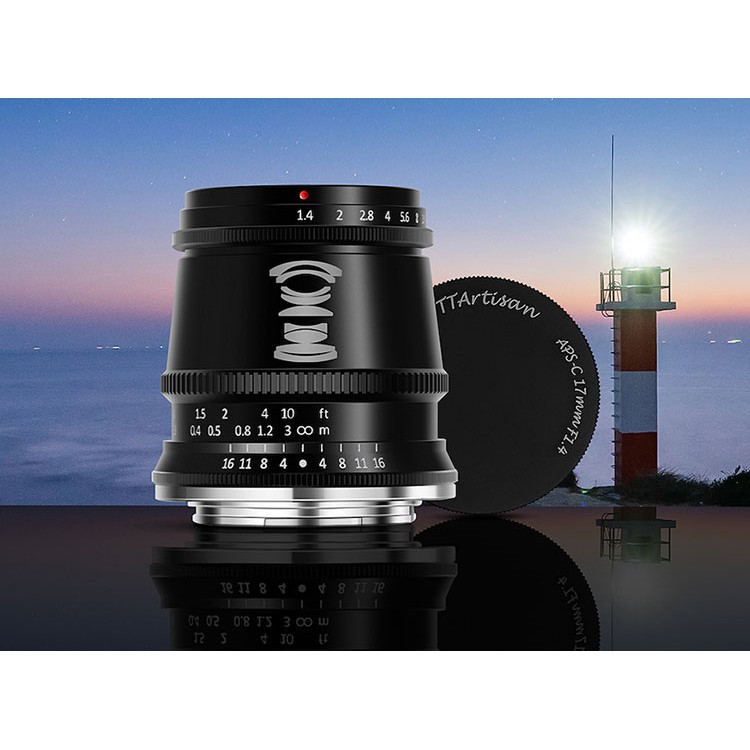 (CÓ SẴN) Ống kính TTArtisan 17mm F1.4 siêu rộng khẩu độ lớn cho Fujfilm, Sony, Canon EOS M, Nikon Z và M4/3