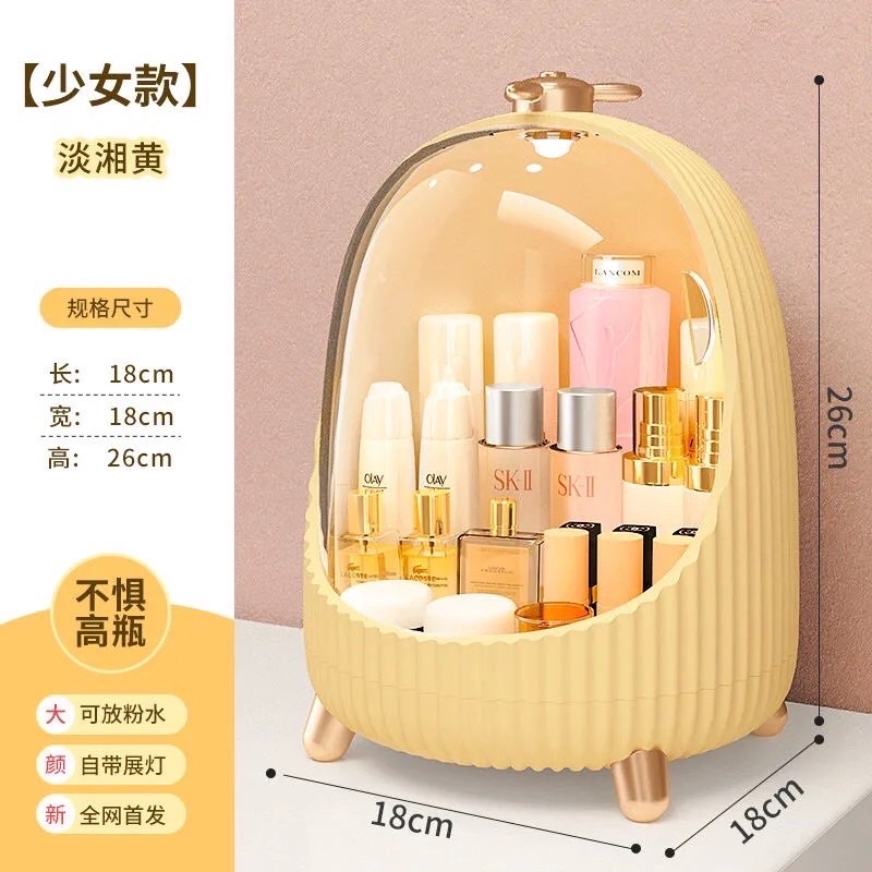 Kệ đựng đồ mỹ phẩm có đèn led