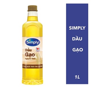 Dầu gạo Simply 1 lít/ Dầu gạo lứt Simply 1 lít
