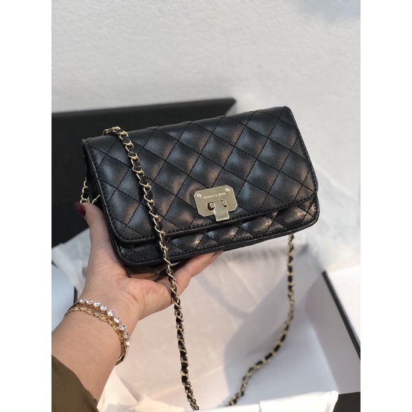 Túi Xách Nữ Đeo Chéo CNK Mini Size 20cm Ô Trám WD522