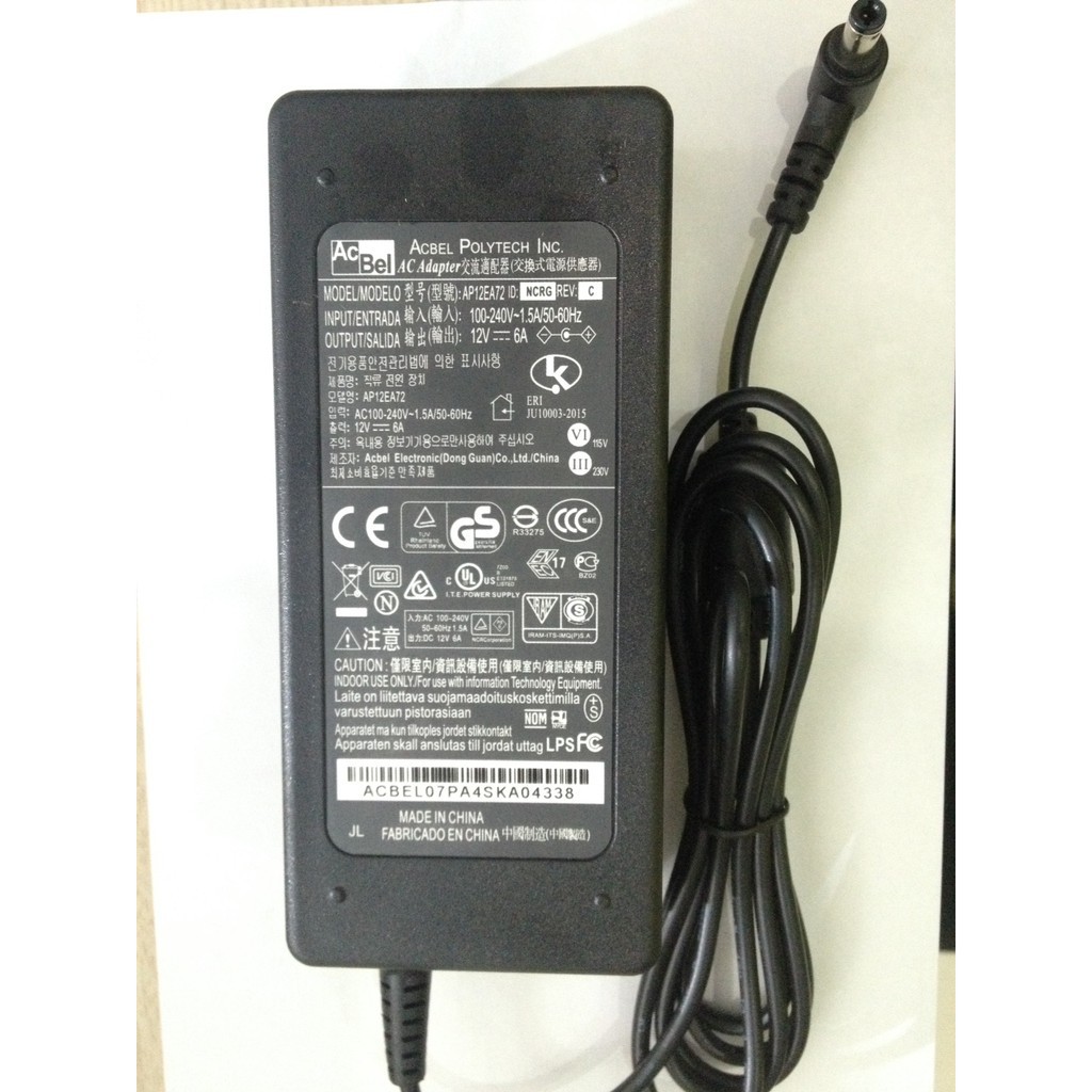 Nguồn Acbel 12V6A, 12V6A Acbel - HTA Công Nghệ | BigBuy360 - bigbuy360.vn