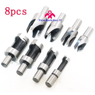 Bộ 8 mũi khoan khoét, đục lỗ vật liệu gỗ