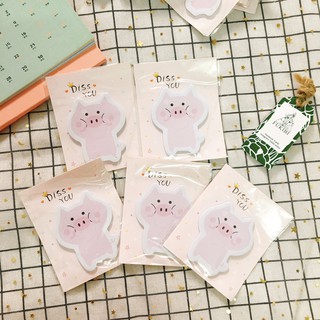 GIẤY NOTE HEO HỒNG ĐÁNG YÊU ẢNH THẬT
