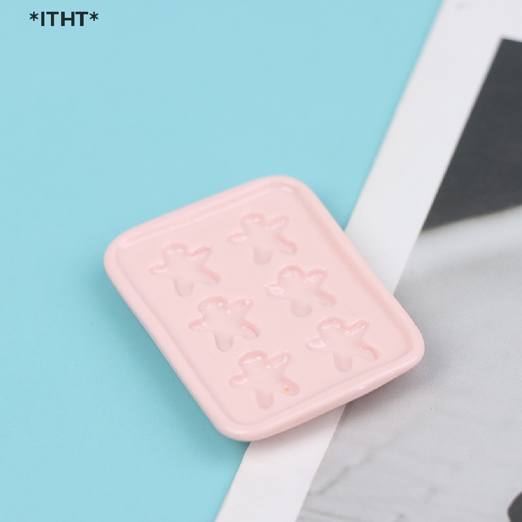 Set 2 Khay Nướng Bánh Tỉ Lệ 1 / 12 Dùng Trang Trí Nhà Búp Bê