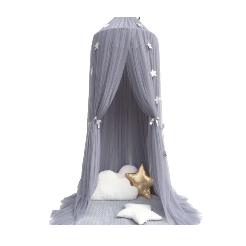 Mùng Lưới Chống Muỗi Bằng Vải Tuyn Treo Nôi Em Bé Trang Trí Phòng Ngủ