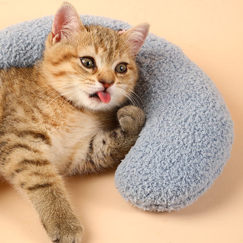 Gối Kê Cổ Chữ U Mềm Mại, Thoải Mái Cho Chó Mèo GC8204 MIAOCAT