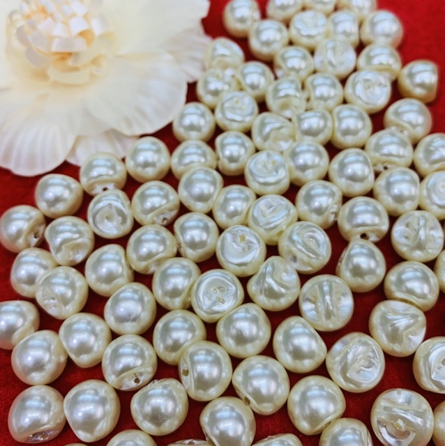 140 Nút Áo Hạt Bẹt 8mm-10mm Trang Trí Giá Sỉ