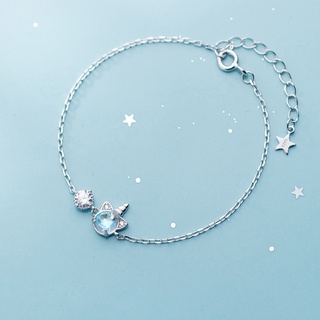 Lắc tay bạc blue peach unicorns of love lt550