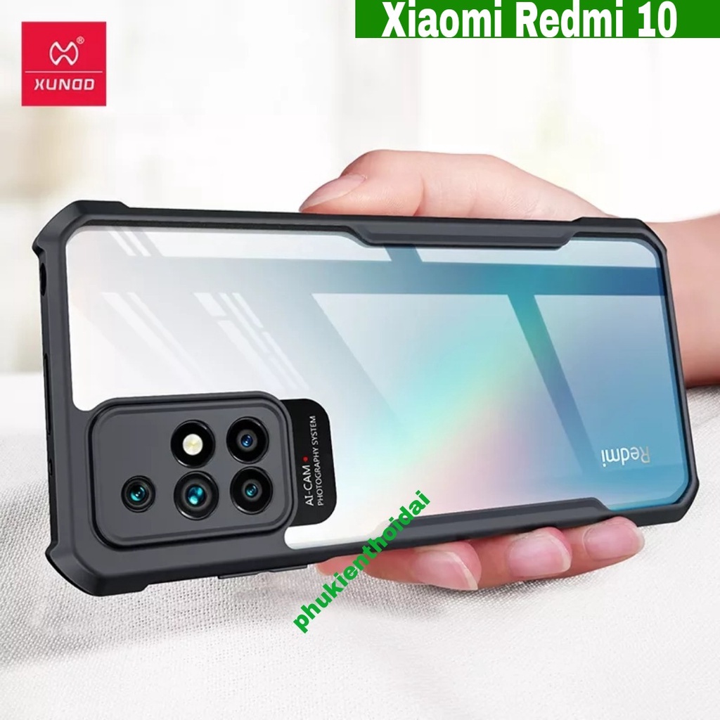 Ốp lưng Xiaomi Redmi 10 hiệu Xundd lưng trong viền màu thời trang chống sốc cao cấp siêu bền