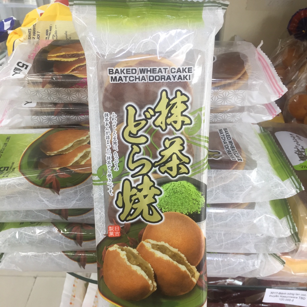 Bánh rán Dorayaki trà xanh Nhật Bản 5 cái