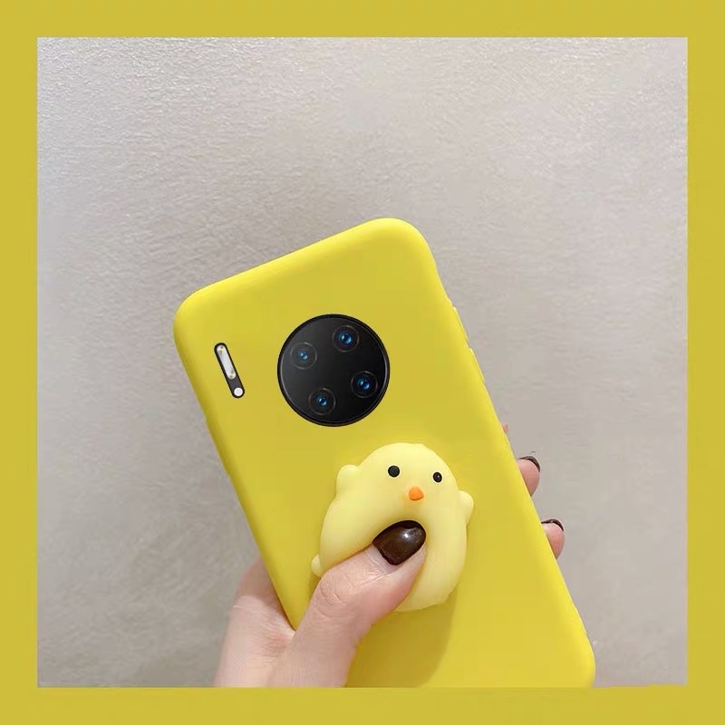 Ốp điện thoại 3D Cute chicken Stress Reliever Phone case cho Oppo Reno 2 2z 2f 3 4 4Z 4F 5 PRO A93 A53 A15 2020 Lovely girl cover | BigBuy360 - bigbuy360.vn