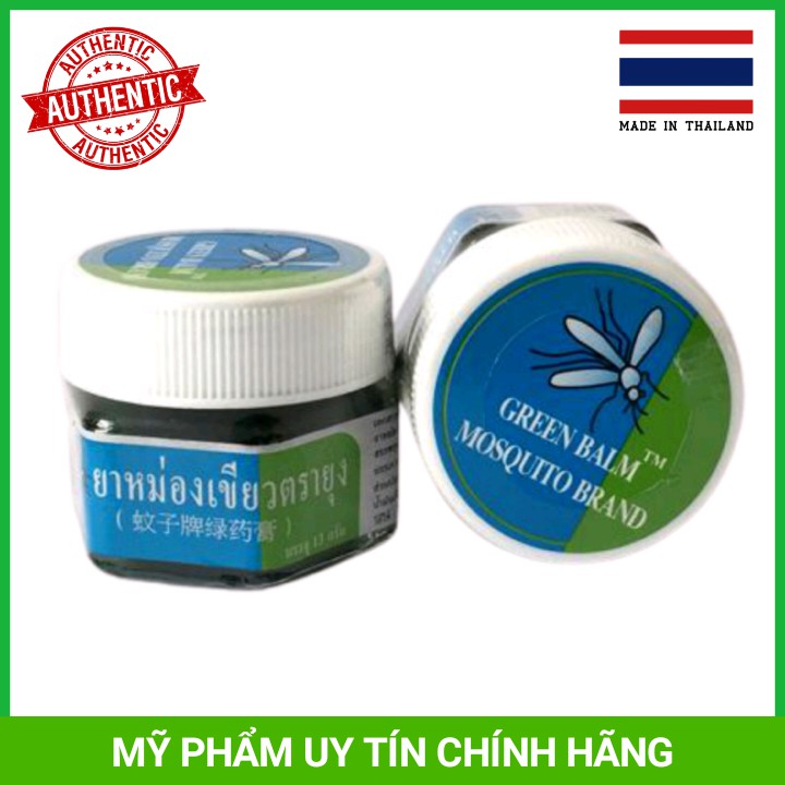 Cao thoa muỗi đốt và côn trùng cắn Green Balm Mosquito Brand - An toàn cho bé