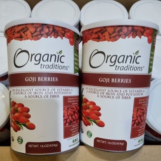 CÂU KỶ TỬ KHÔ 454GR - ORGANIC TRADITION GOJI BERRIES /USA