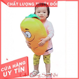 ⚡Flash Sale⚡ Gấu Bông Gối Ôm Hình Củ Cà Rốt Dễ Thương 40cm