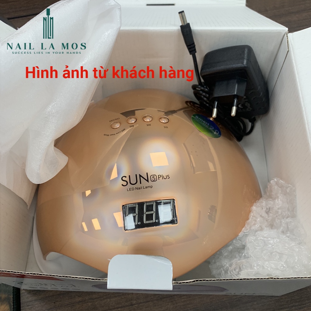 Máy hơ gel SUN 5 Plus tráng gương cầu vồng 48W 36 bóng đèn