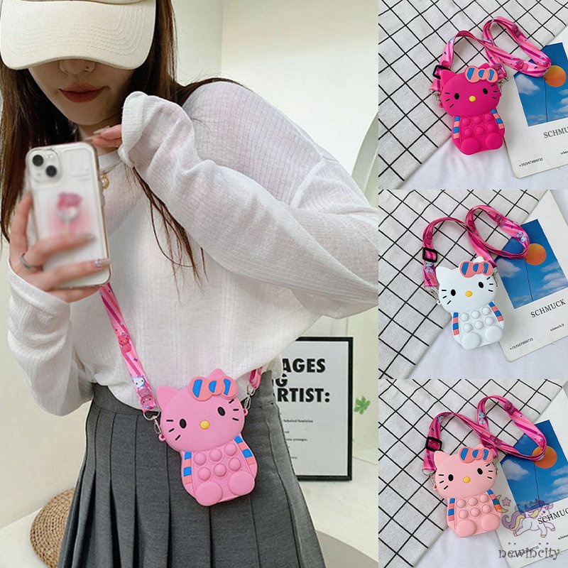 Ví Silicon Mini Họa Tiết Hoạt Hình Phong Cách Hàn Quốc Xinh Xắn Dành Cho Bé Gái